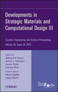 Produktbild: Developments in Strategic Materials and Computational Design III, Volume 33, Issue 10