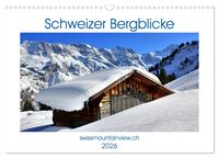 Produktbild: Schweizer Bergblicke (Wandkalender 2026 DIN A3 quer), CALVENDO Monatskalender