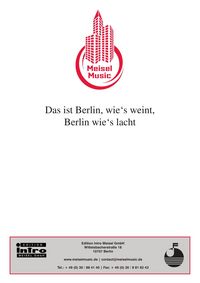 Produktbild: Das ist Berlin wie's weint, Berlin wie's lacht