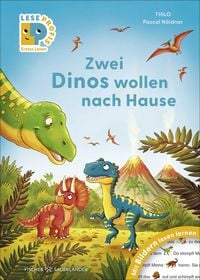 Produktbild: Leseprofis &ndash; Mit Bildern lesen lernen: Zwei Dinos wollen nach Hause, Erstes Lesen