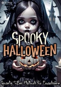 Produktbild: Halloween Malbuch f&uuml;r Erwachsene - Spooky Halloween Gruselig S&uuml;&szlig; Ausmalbuch