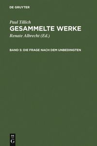 Produktbild: Die Frage nach dem Unbedingten