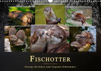 Produktbild: Fischotter - putzige Kerlchen und elegante Schwimmer (Wandkalender 2022 DIN A3 quer)