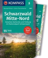 Produktbild: KOMPASS Wanderf&uuml;hrer Schwarzwald Mitte-Nord, 50 Touren mit Extra-Tourenkarte
