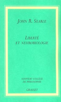 Produktbild: Liberte et Neurobiologie