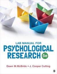Produktbild: Mcbride, D: Lab Manual for Psychological Research