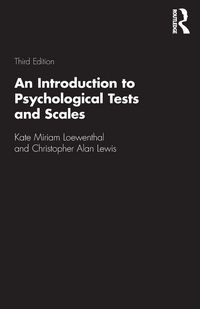 Produktbild: An Introduction to Psychological Tests and Scales