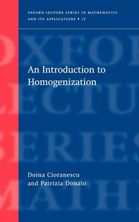 Produktbild: An Introduction to Homogenization
