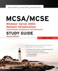 Produktbild: McSa / McSe: Windows Server 2003 Network Infrastructure Implementation, Management, and Maintenance Study Guide