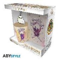 Produktbild: HARRY POTTER - Tasse 250ml + PVC-Schl&uuml;sselanh&auml;nger + Notizbuch "Poudlard"