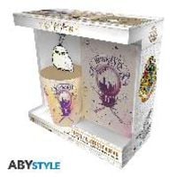 Produktbild: HARRY POTTER - Tasse 250ml + PVC-Schl&uuml;sselanh&auml;nger + Notizbuch "Poudlard"
