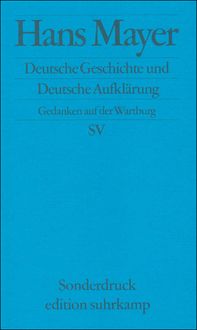 Produktbild: Deutsche Geschichte und Deutsche Aufkl&auml;rung