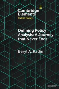 Produktbild: Defining Policy Analysis: A Journey that Never Ends