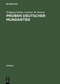 Produktbild: Proben deutscher Mundarten