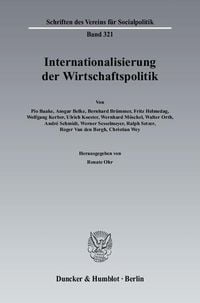 Produktbild: Internationalisierung der Wirtschaftspolitik.