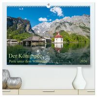 Produktbild: Der K&ouml;nigssee Perle unter dem Watzmann (hochwertiger Premium Wandkalender 2026 DIN A2 quer), Kunstdruck in Hochglanz