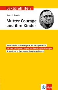 Produktbild: Klett Lektürehilfen Bertolt Brecht 'Mutter Courage und ihre Kinder'