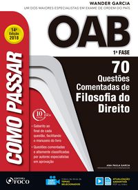 Produktbild: Como passar na OAB 1&ordf; Fase: filosofia do direito