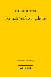 Produktbild: Formale Verfassungslehre