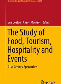 Produktbild: The Study of Food, Tourism, Hospitality and Events