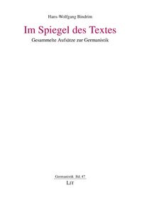 Produktbild: Bindrim, H: Im Spiegel des Textes