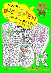 Produktbild: Such-Buchstaben zum Ausmalen