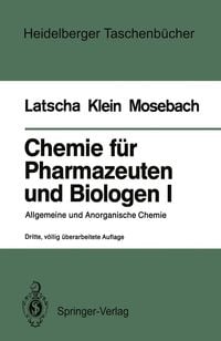 Produktbild: Chemie f&uuml;r Pharmazeuten und Biologen I. Begleittext zum Gegenstandskatalog GKP 1