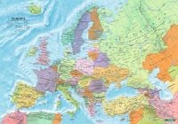 Produktbild: freytag & berndt Poster Europa politisch, metallbest&auml;bt 1:6 Mio.