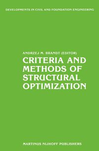 Produktbild: Criteria and Methods of Structural Optimization