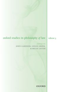 Produktbild: Oxford Studies in Philosophy of Law Volume 3