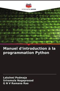 Produktbild: Manuel d'introduction &agrave; la programmation Python