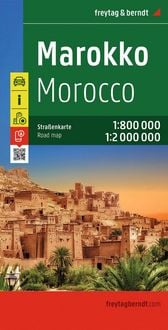 Produktbild: Marokko 1 : 800 000 / 1 : 2 000 000. Autokarte