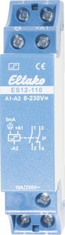 Produktbild: Stromsto&szlig;-Schalter Hutschiene Eltako ES12-110 1 Schlie&szlig;er, 1 &Ouml;ffner 230 V/DC, 230 V/AC 16 A 2000 W 1 St.
