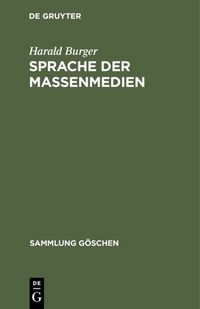 Produktbild: Sprache der Massenmedien