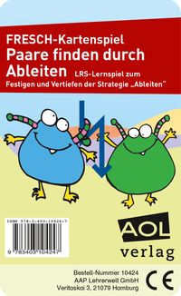 Produktbild: FRESCH-Kartenspiel: Paare finden durch Ableiten