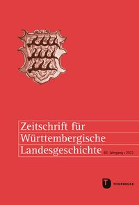 Produktbild: Zeitschrift f&uuml;r W&uuml;rttembergische Landesgeschichte 82 (2023)