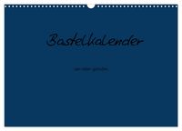 Produktbild: Bastelkalender - Dunkelblau (Wandkalender 2026 DIN A3 quer), CALVENDO Monatskalender