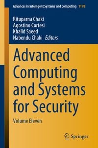 Produktbild: Advanced Computing and Systems for Security