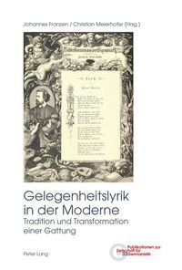 Produktbild: Gelegenheitslyrik in der Moderne