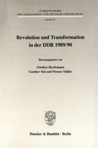Produktbild: Revolution und Transformation in der DDR 1989-90.