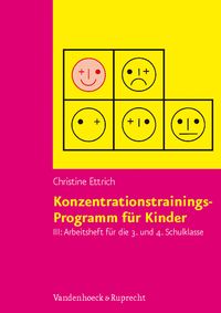 Produktbild: Konzentrationstrainings-Programm f&uuml;r Kinder. Arbeitsheft III: 3. und 4. Schulklasse
