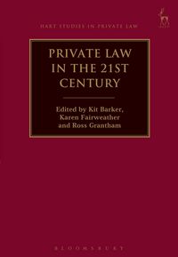 Produktbild: Private Law in the 21st Century