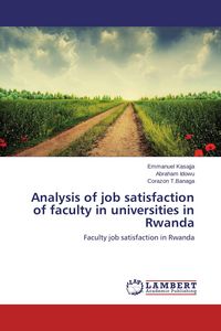 Produktbild: Analysis of job satisfaction of faculty in universities in Rwanda