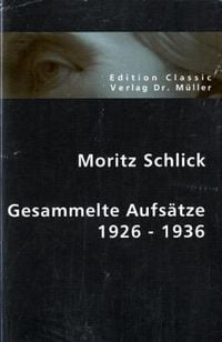 Produktbild: Moritz Schlick