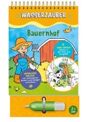 Produktbild: Bauernhof Wasserzauber Malbuch I Wassermalbuch f&uuml;r Kinder ab 3 Jahre