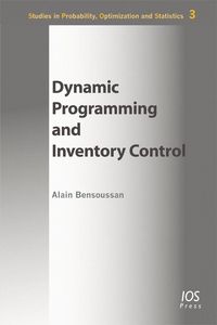 Produktbild: Dynamic Programming and Inventory Control