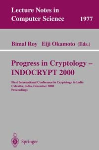 Produktbild: Progress in Cryptology - INDOCRYPT 2000