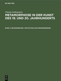 Produktbild: Metamorphose. Vom Mythos zum Proze&szlig;denken
