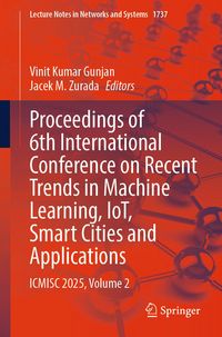 Produktbild: Proceedings of 6th International Conference on Recent Trends in Machine Learning, IoT, Smart Cities and Applications