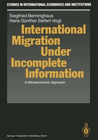 Produktbild: International Migration Under Incomplete Information